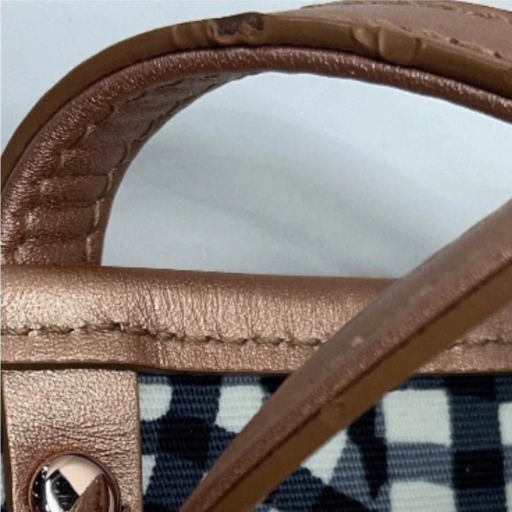 MCM Reversible Large Metallic Visetos Canvas Shopper Tote - Picture 15 of 15